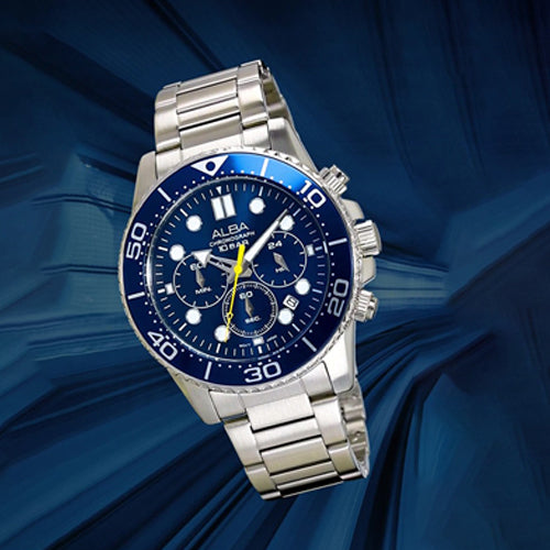 Alba Active Blue Dial Men 45mm AT3J43X1