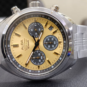 Alba Active Gold Dial Men 40.95mm AT3K01X1