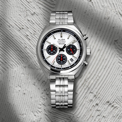 Alba Active White Dial Men 40.95mm AT3K11X1
