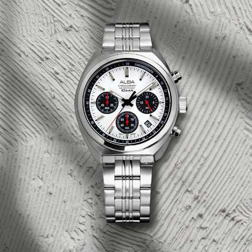 Alba Active White Dial Men 40.95mm AT3K11X1
