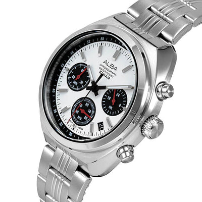 Alba Active White Dial Men 40.95mm AT3K11X1