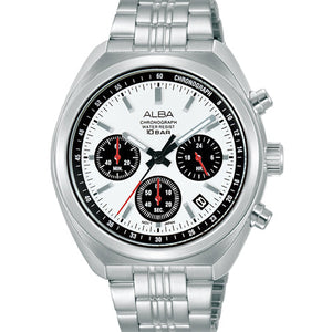 Alba Active White Dial Men 40.95mm AT3K11X1