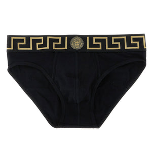 Versace 2-pack Briefs With Greca Pattern