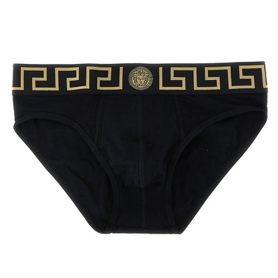 Versace 2-pack Briefs With Greca Pattern
