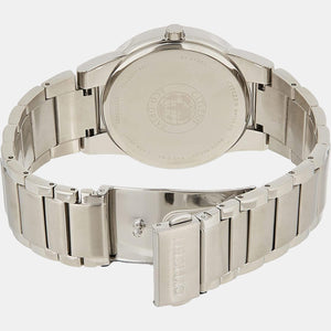 Axiom Men Quartz Silver Dial Analog Stainless Steel Watch AU1060-51A