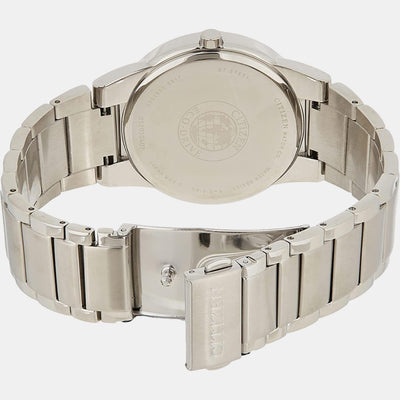 Axiom Men Quartz Silver Dial Analog Stainless Steel Watch AU1060-51A