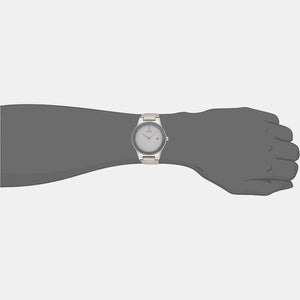 Axiom Men Quartz Silver Dial Analog Stainless Steel Watch AU1060-51A