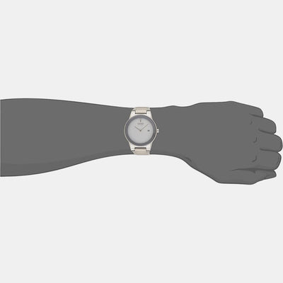 Axiom Men Quartz Silver Dial Analog Stainless Steel Watch AU1060-51A