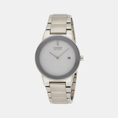 Axiom Men Quartz Silver Dial Analog Stainless Steel Watch AU1060-51A