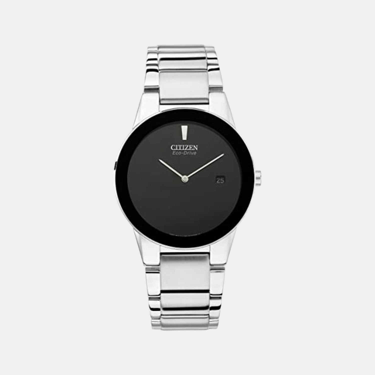 Axiom Men Quartz Black Dial Analog Stainless Steel Watch AU1060-51E
