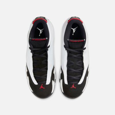 Jordan GS Air Jordan 14 - White / Black / Varsity Red / Metallic Silver