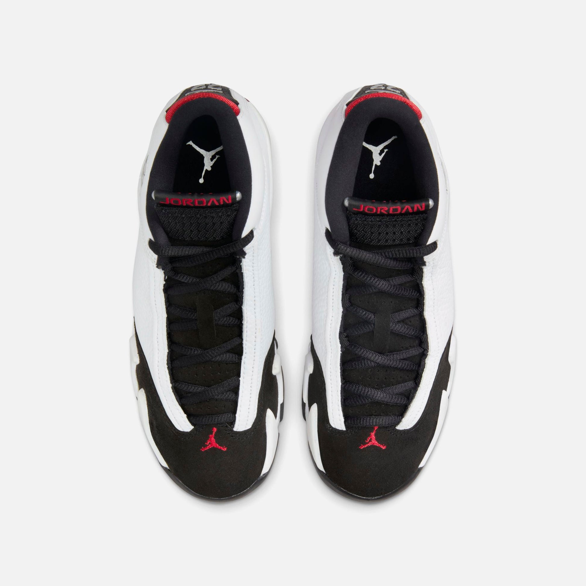 Jordan GS Air Jordan 14 - White / Black / Varsity Red / Metallic Silver