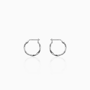 Oxidised Vintage Hoops