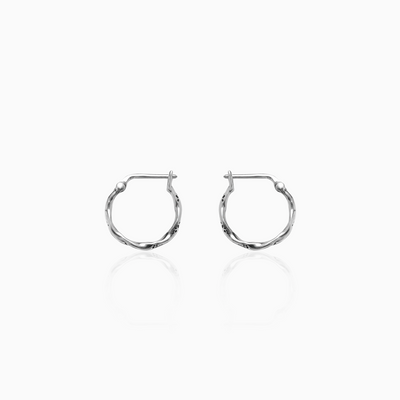 Oxidised Vintage Hoops