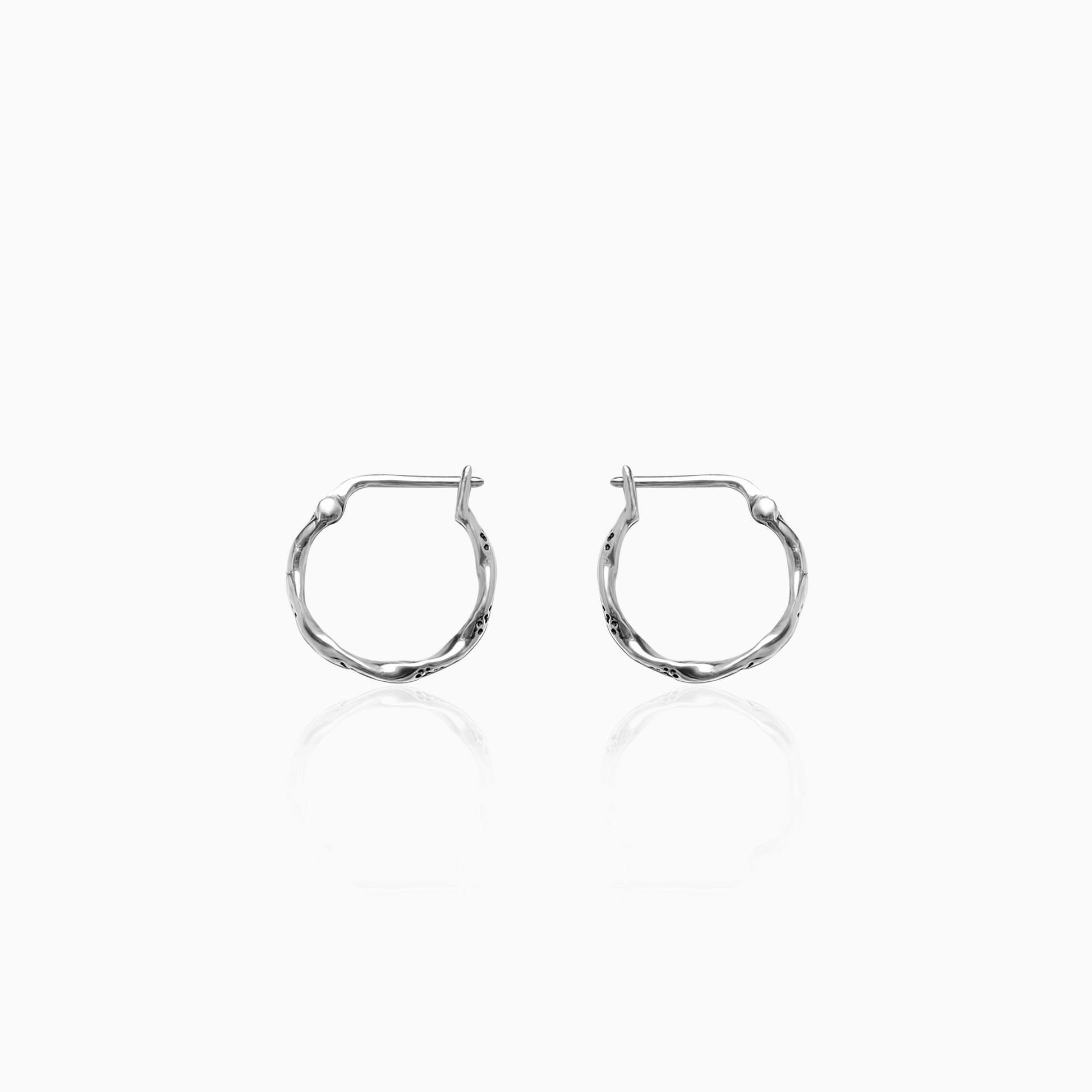 Oxidised Vintage Hoops