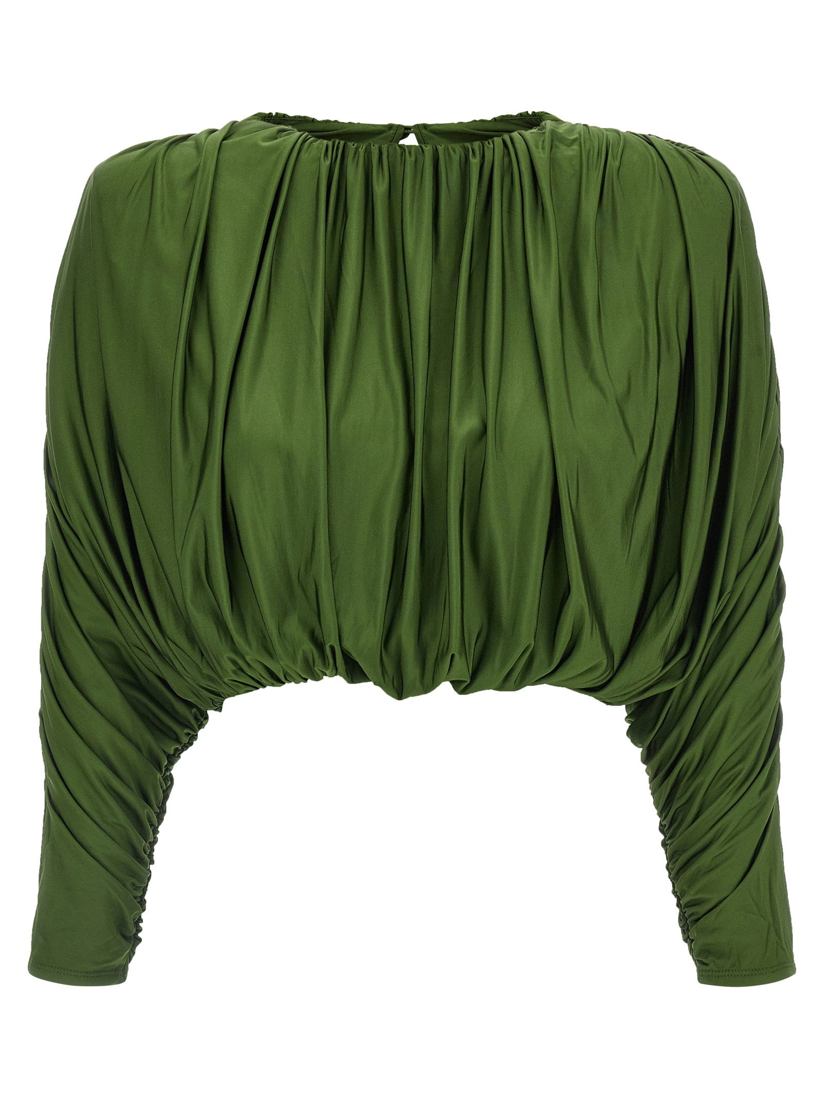 Self-Portrait Short Top With Ripples