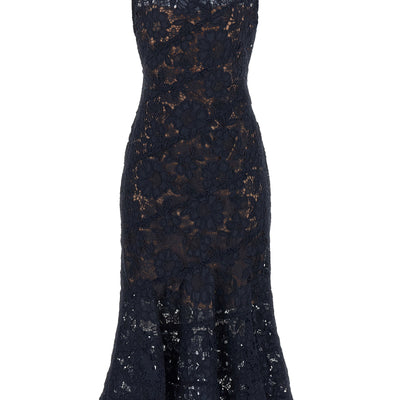 Self-Portrait Spiral Lace Lace Dress