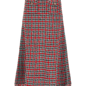 Self-Portrait Tweed Skirt