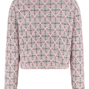 Self-Portrait Floral Collar Cardigan