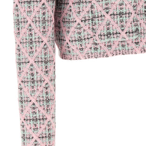 Self-Portrait Floral Collar Cardigan