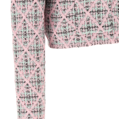 Self-Portrait Floral Collar Cardigan