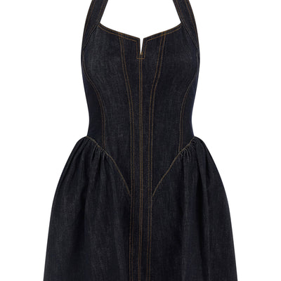 Self-Portrait Denim Dress