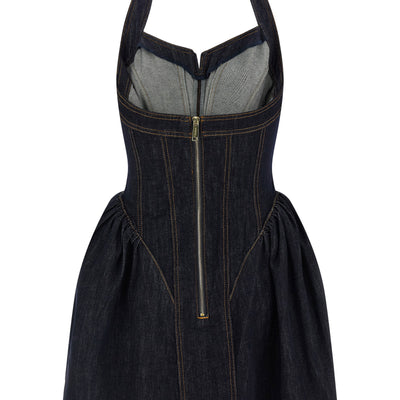 Self-Portrait Denim Dress