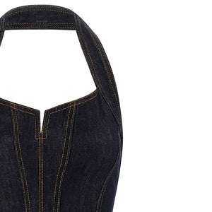 Self-Portrait Denim Dress