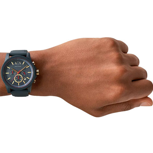 Armani Exchange Outerbanks Blue Dial Men 47mm