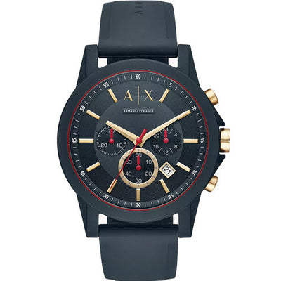 Armani Exchange Outerbanks Blue Dial Men 47mm