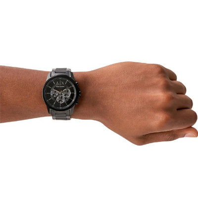 Armani Exchange Chronograph Black Dial Men 44mm