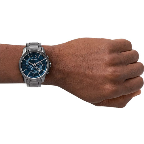 Armani Exchange Chronograph Blue Dial Men 44mm