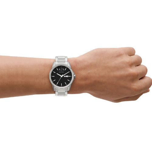 Armani Exchange Banks Black Dial Men 44mm