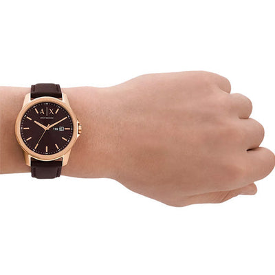 Armani Exchange Banks Brown Dial Men 44mm