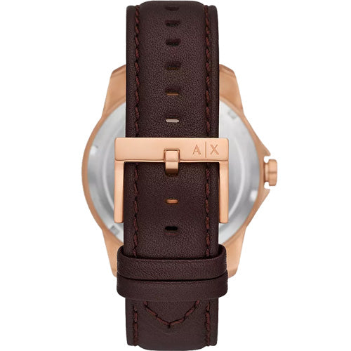 Armani Exchange Banks Brown Dial Men 44mm
