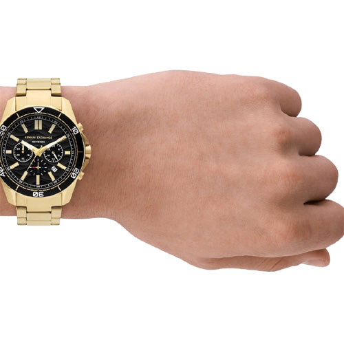 Armani Exchange Spencer Black Dial Men 44mm
