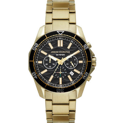 Armani Exchange Spencer Black Dial Men 44mm