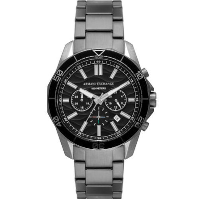 Armani Exchange Spencer Black Dial Men 44mm