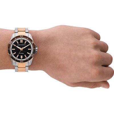 Armani Exchange Spencer Black Dial Men 44mm