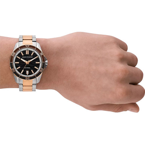 Armani Exchange Spencer Black Dial Men 44mm