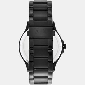 Hampton Men Quartz Black Dial Chronograph Stainless Steel Watch AX2164