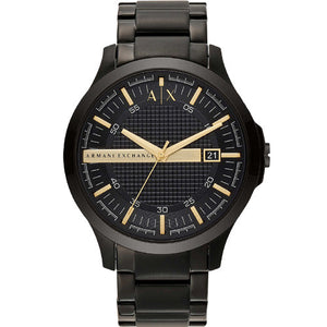 Armani Exchange Hampton Black Dial Men 46mm