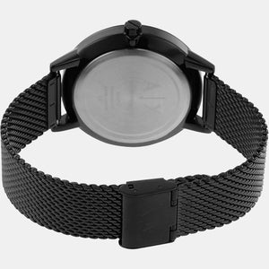 Cayde Men Quartz Black Dial Chronograph Stainless Steel Watch AX2716