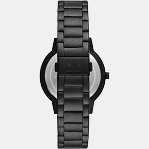 Cayde Men Quartz Black Dial Analog Stainless Steel Watch AX2738