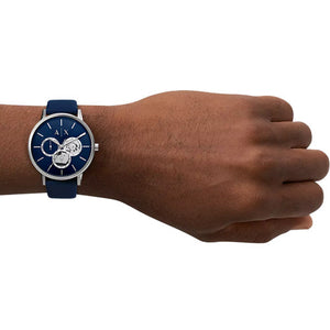 Armani Exchange Classic Blue Dial Men 42mm