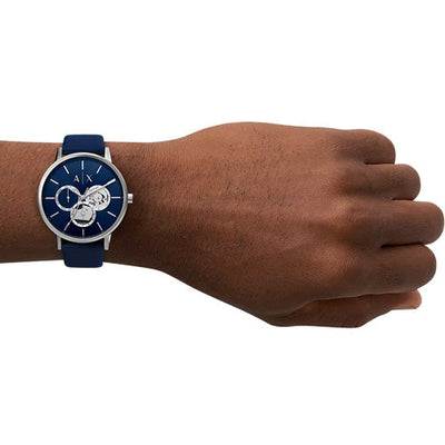 Armani Exchange Classic Blue Dial Men 42mm