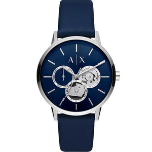 Armani Exchange Classic Blue Dial Men 42mm