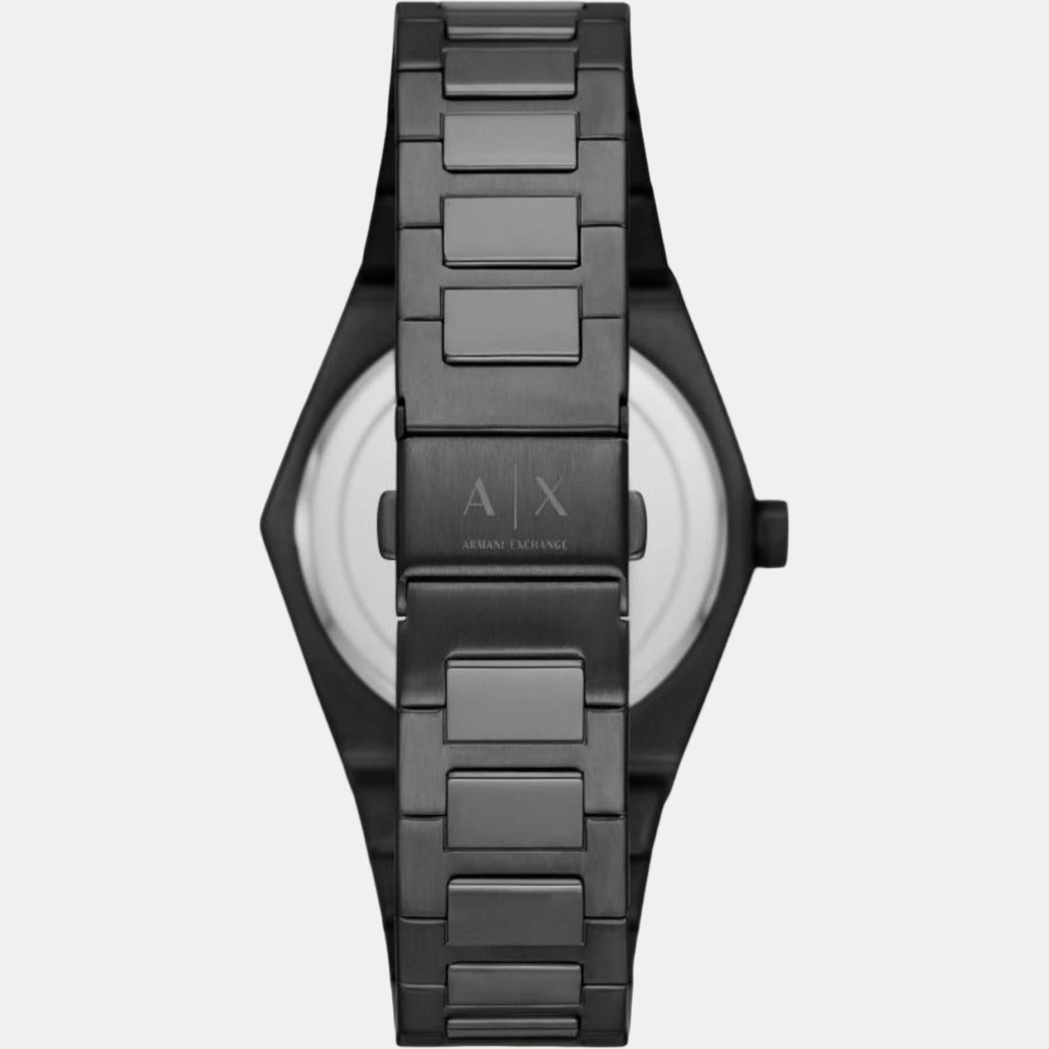 Geraldo Men Quartz Blue Dial Analog Stainless Steel Watch AX2811