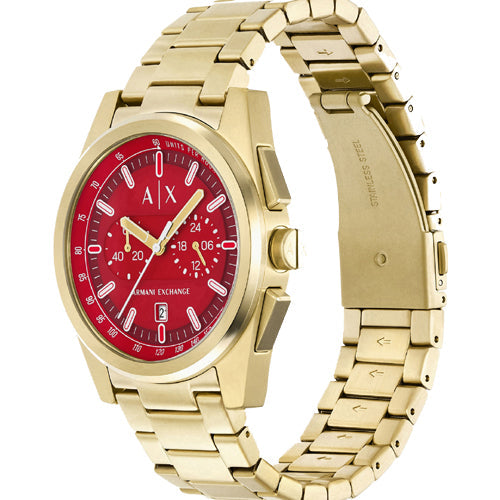 Armani Exchange Parker Red Dial Men 42mm AX2863