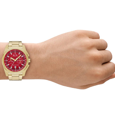 Armani Exchange Parker Red Dial Men 42mm AX2863
